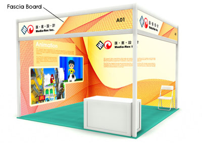 3×3 Standard Booth Decoration